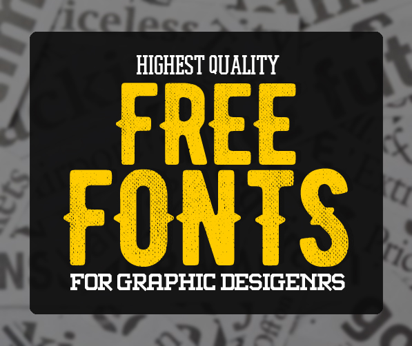free fonts for graphic design